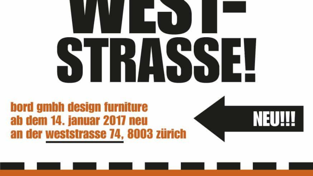 Bord goes WESTstrasse 74