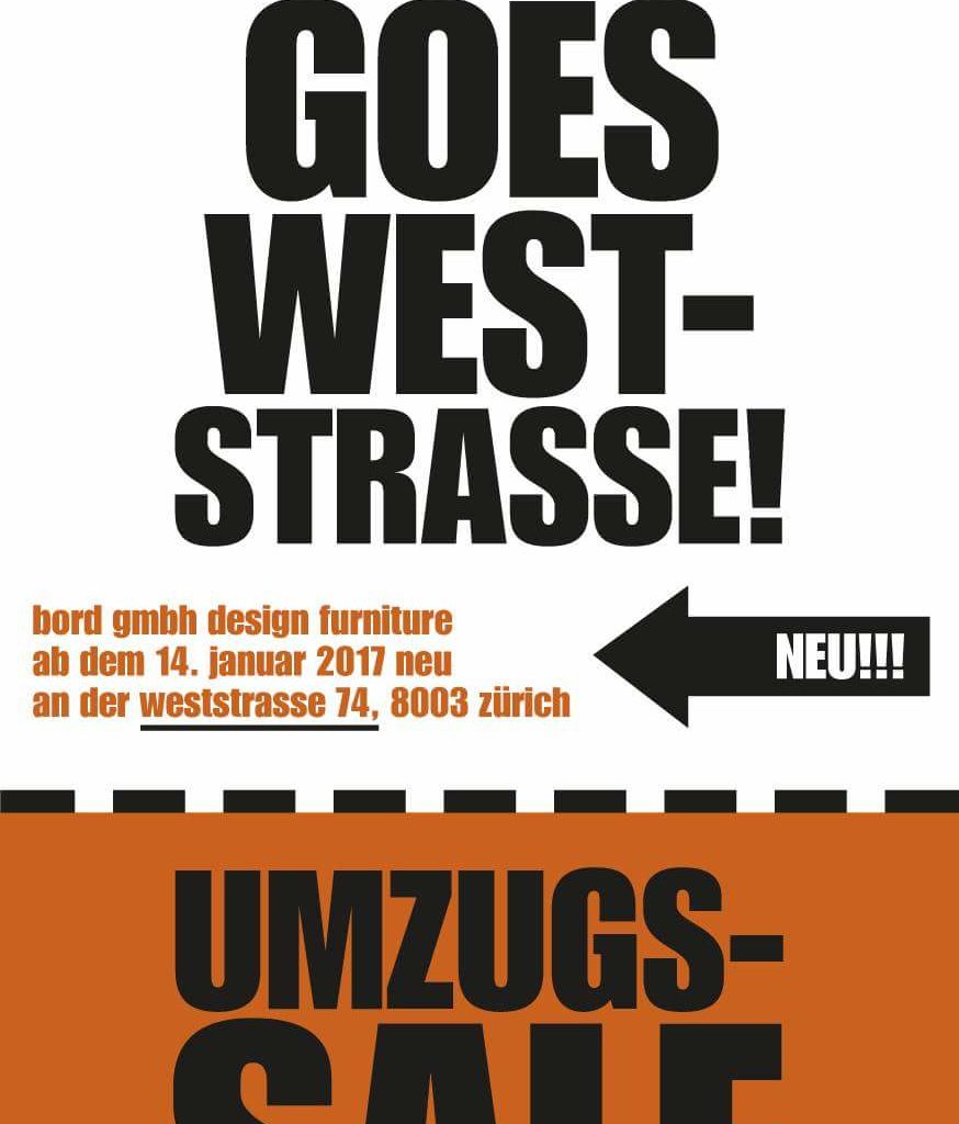 Bord goes WESTstrasse 74