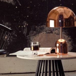 Tom Dixon_bell_table_light_copper_with_tank_and_cube_bord.ch